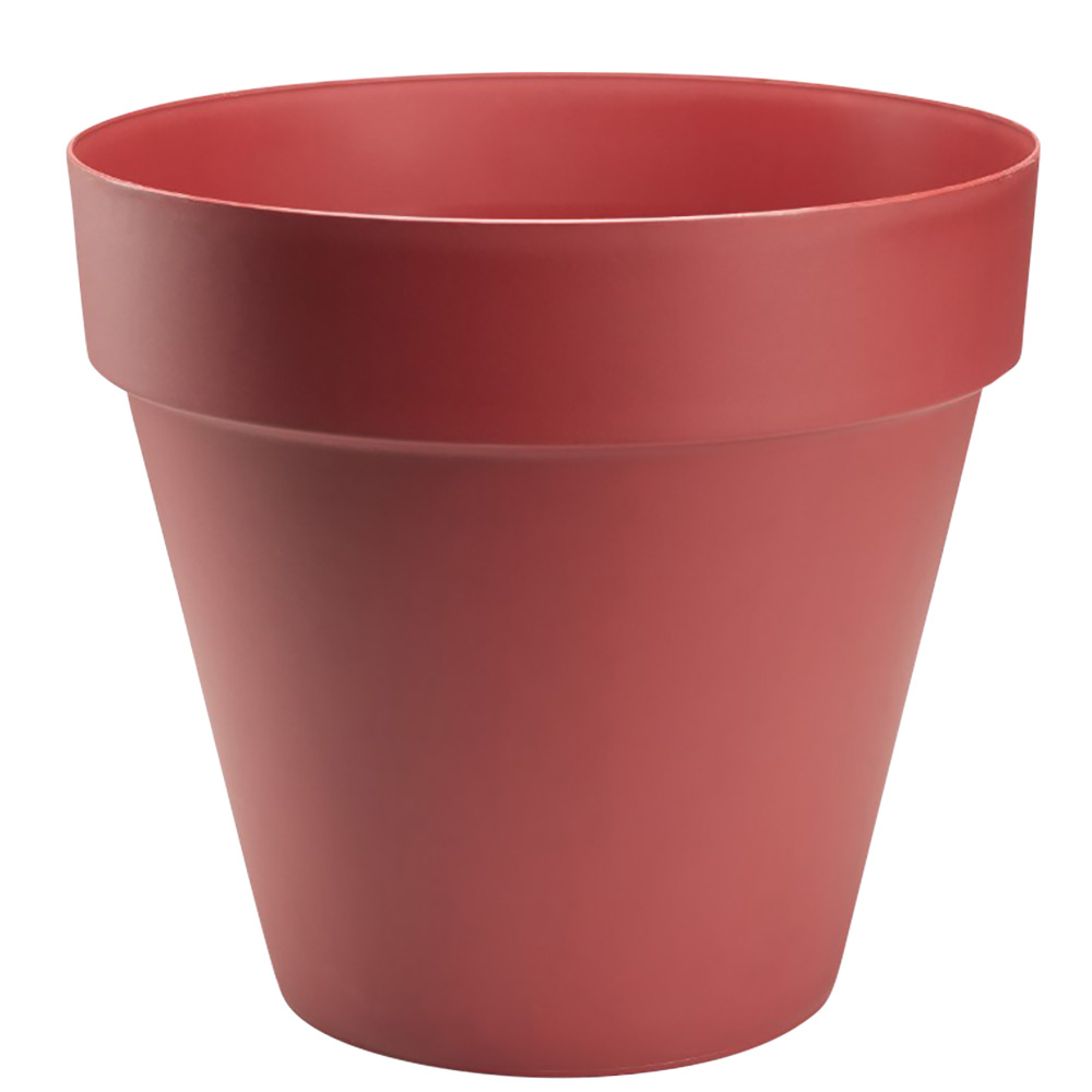 Carmine red flowerpot 43L