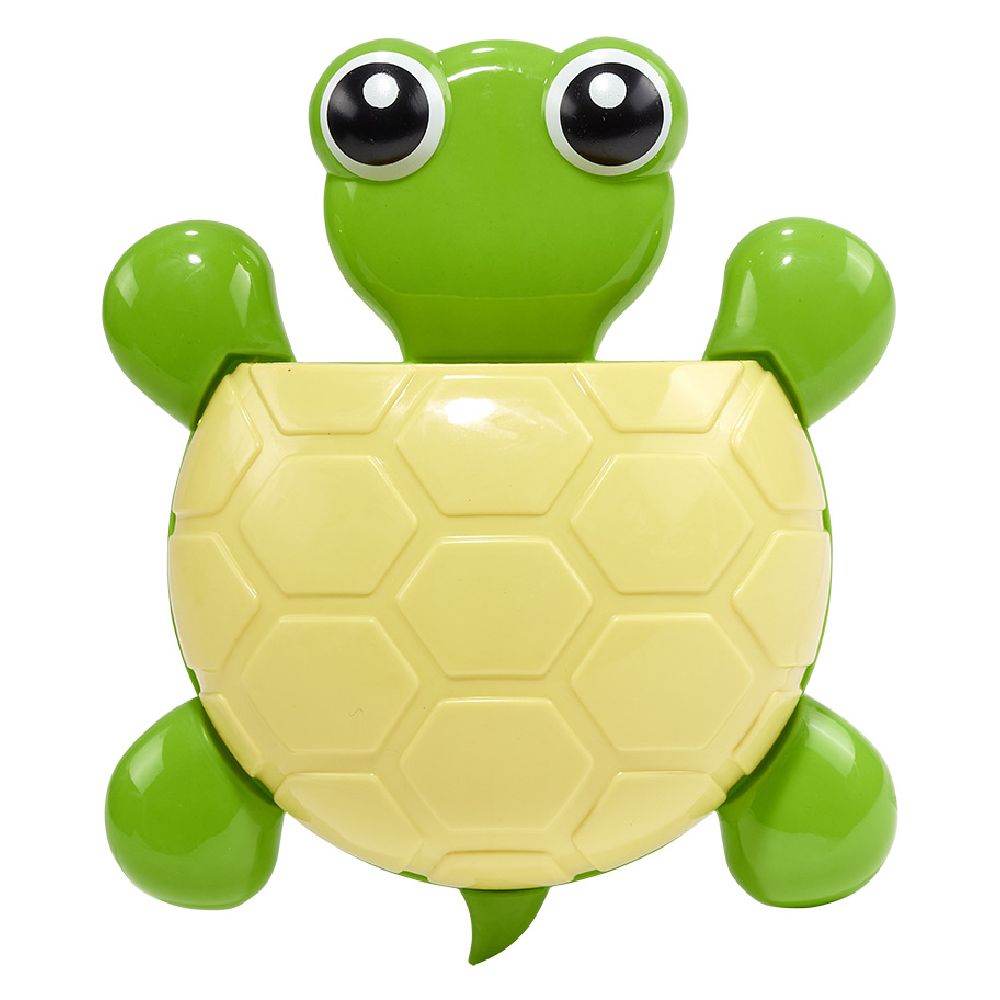 Animal-shaped wall-mounted suction cup toothbrush holder