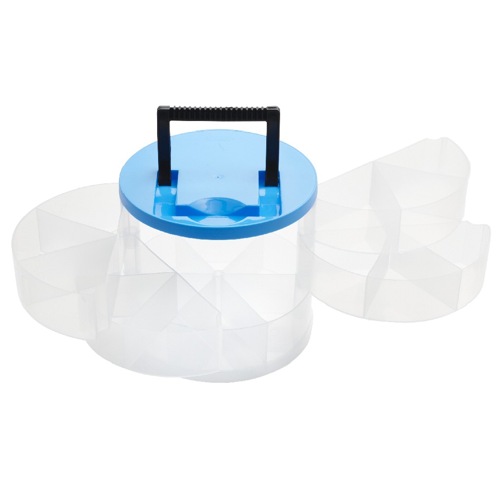 18-compartment storage box