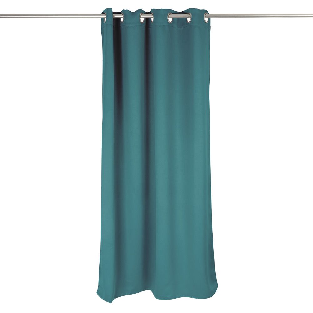 Dark blue blackout door curtain 135x240cm