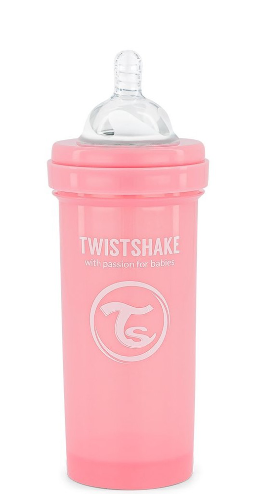 Twistshake Anti-Colic 260ml Pastel Pink 1/48