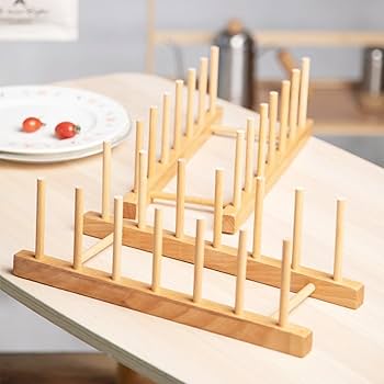 Mbajtëse nga bamboo me 3 ndarje