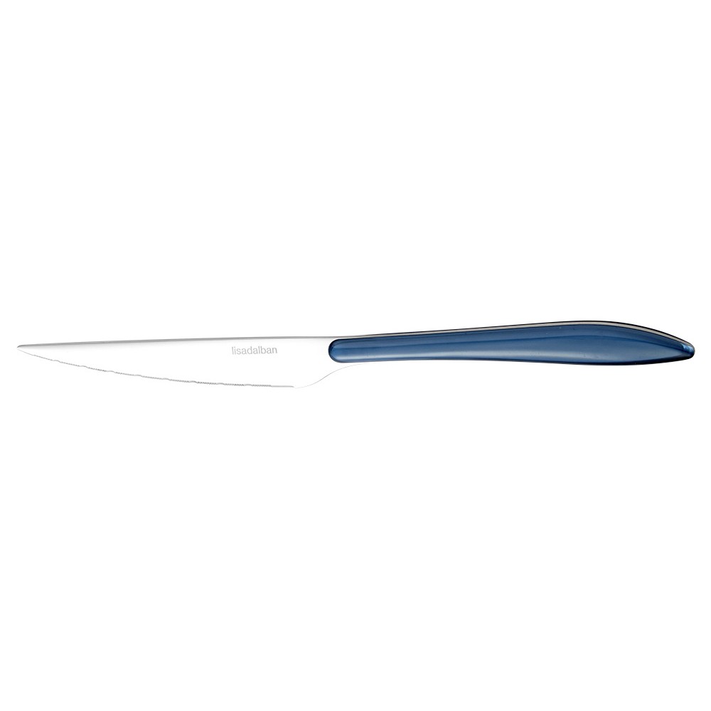 Drop blue steel knife
