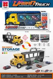 LODER KAMION ME HAPESIRE GARAZHE + 4 VETURA METALIKE