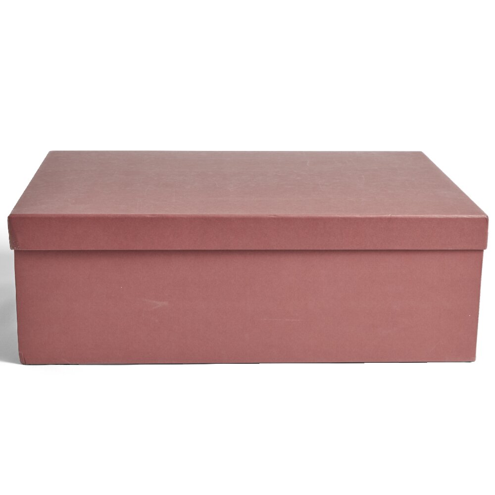 Rusty red paper box 28x19x10cm