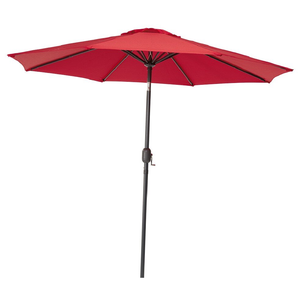 JAVA red centered parasol