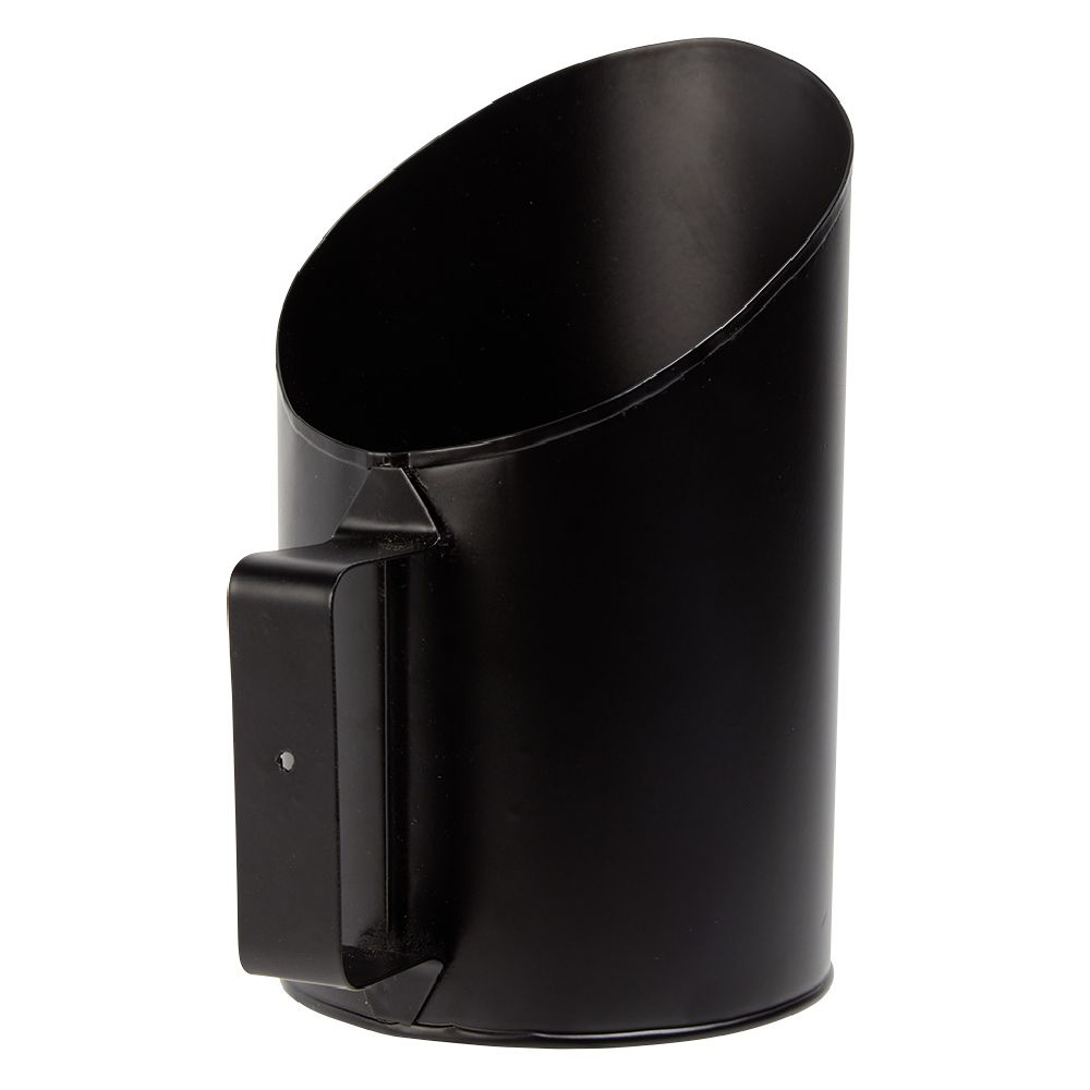 Black metal pellet shovel