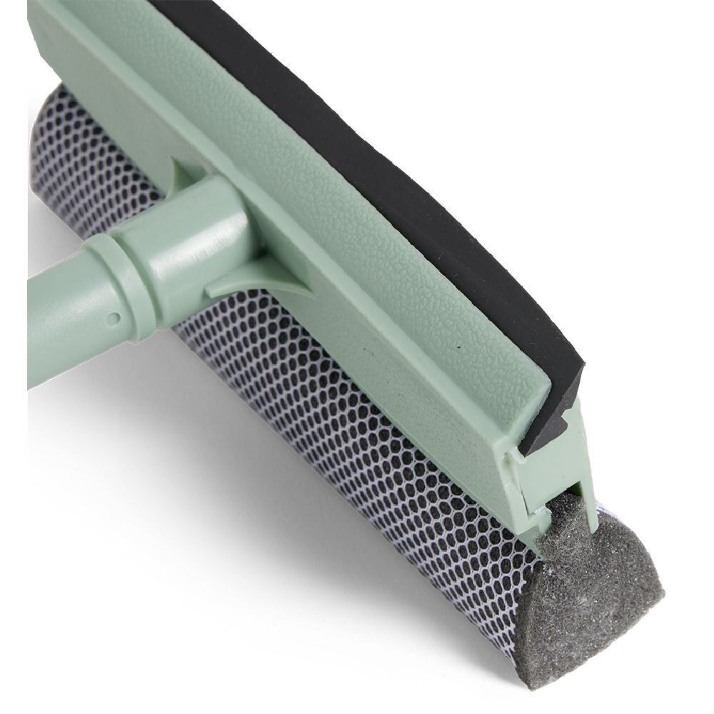 Blue telescopic handle floor squeegee