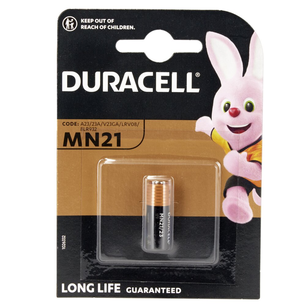 BATTERY X1 ACI DURACELL SPE MN21 BLACK   