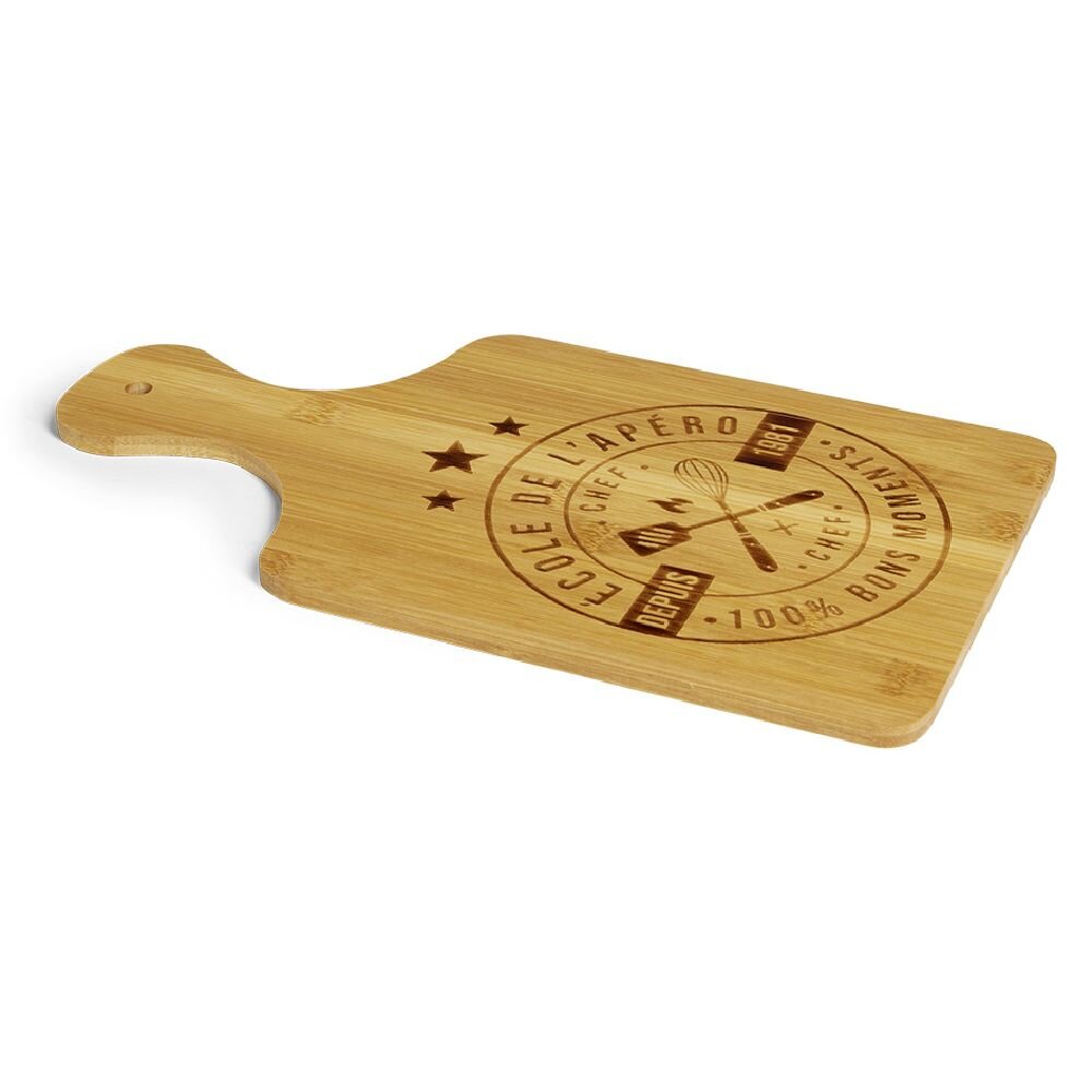 Bamboo cutting board École de l'apéro 33x18.5cm