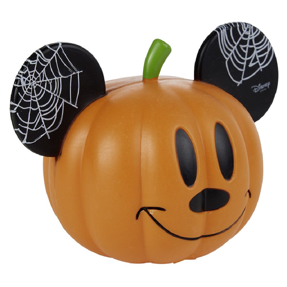 Disney Mickey Orange and Black LED Pumpkin - Small Model