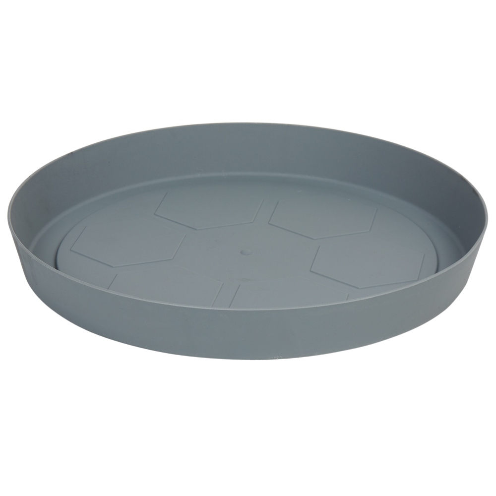 Anthracite grey garden pot saucer