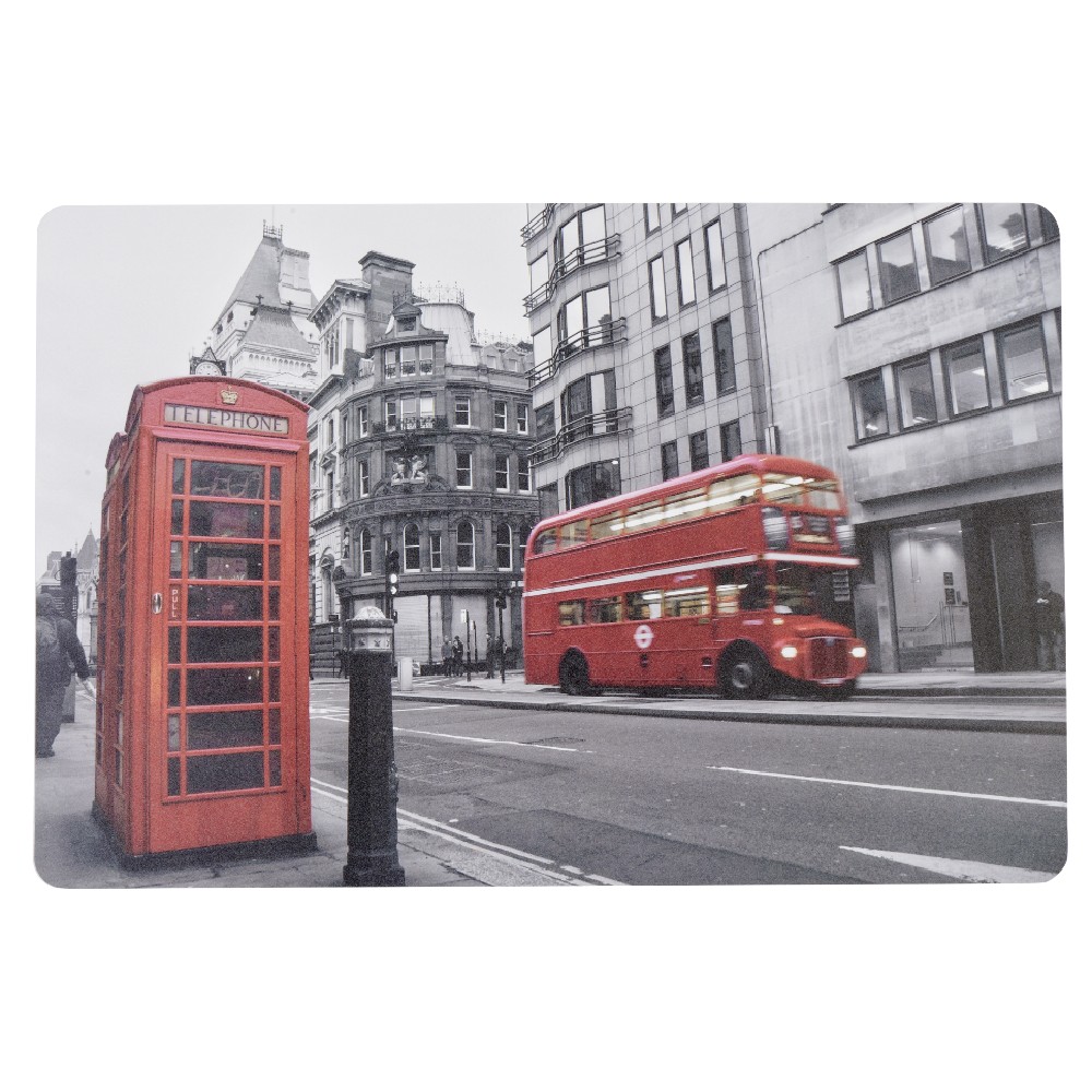 London decor plastic placemat