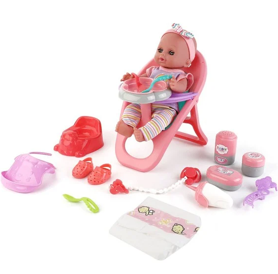 LODER BEBE 35.5CM ME TINGUL DHE AKSESORE