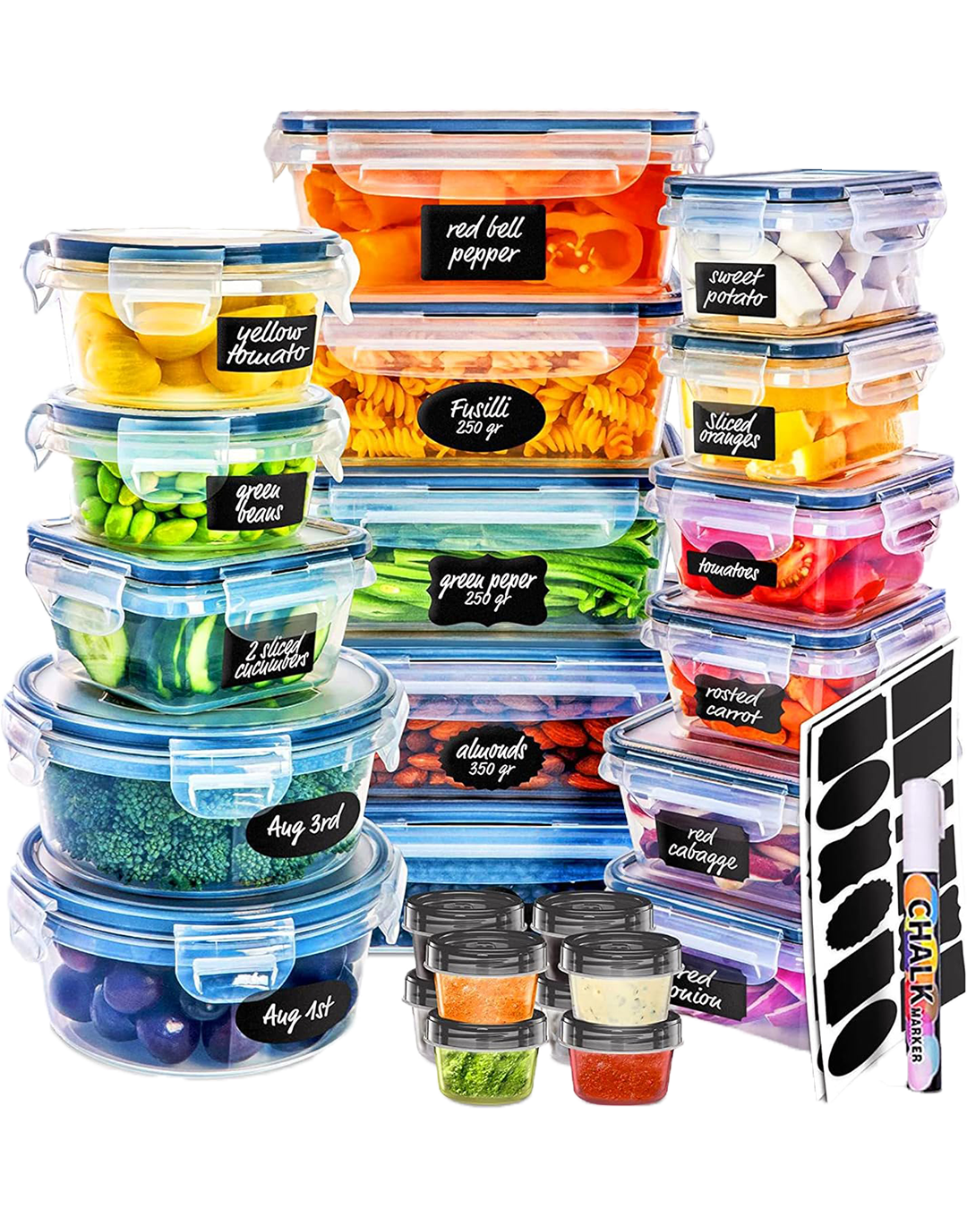 SET ME 24 KUTI USHQIMI NGA PLASTIKA