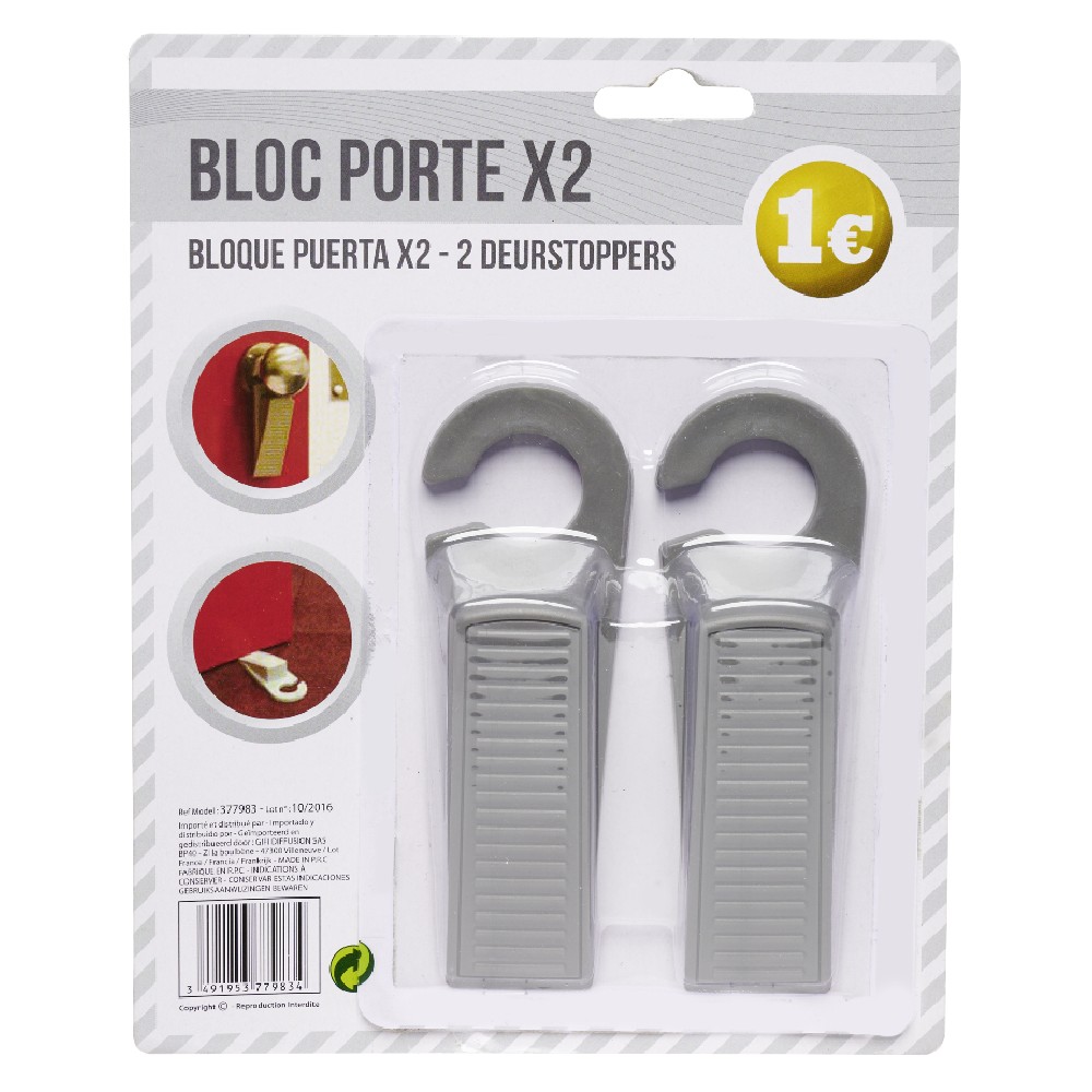 BLLOKUES PLASTIKE PER DYER X2 PP+TPR CROCHET | 377983