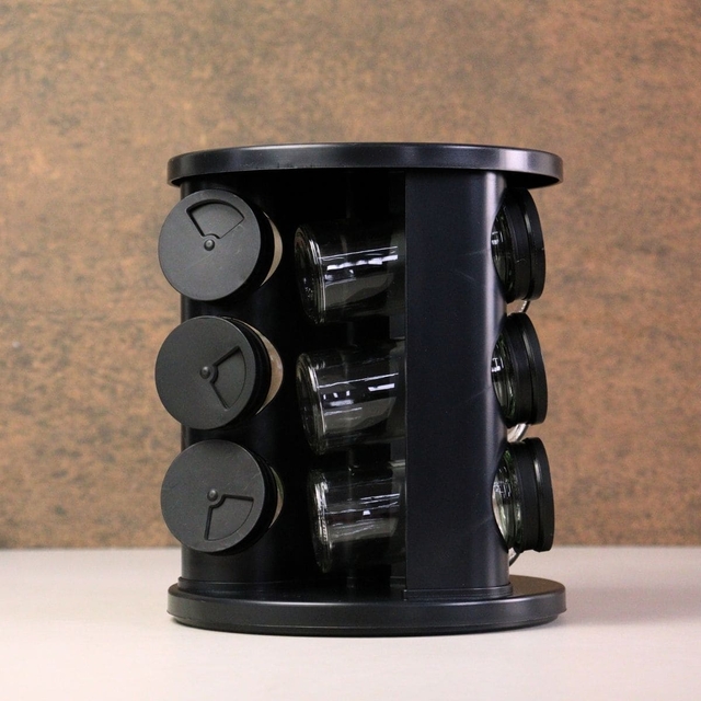 MBAJTESE PER EREZA METALI  ME 9 KAVANOZA QELQI 17XH19.5