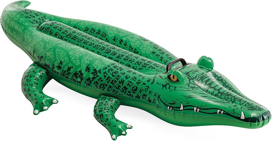 Gomë plazhi krokodil 168×86cm