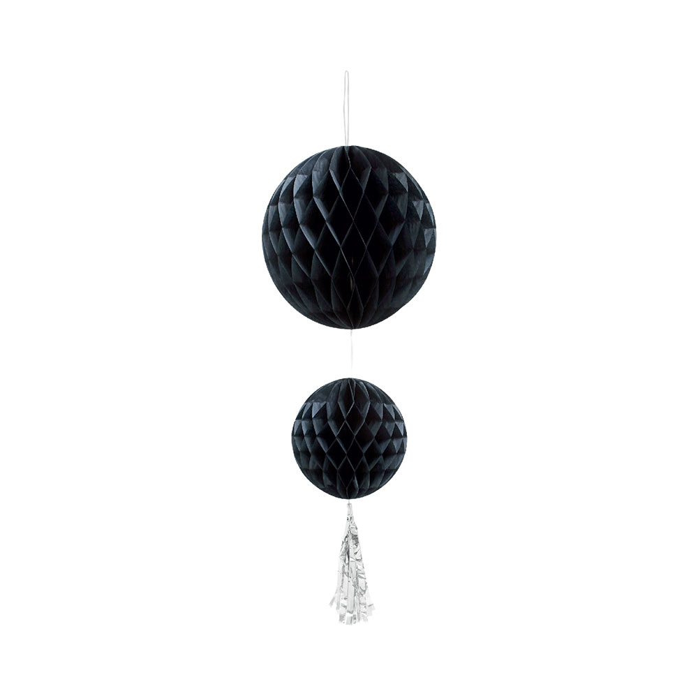 2 SUSPENSION TOPASH ME POMPON LETRE TË ZEZË | 545759