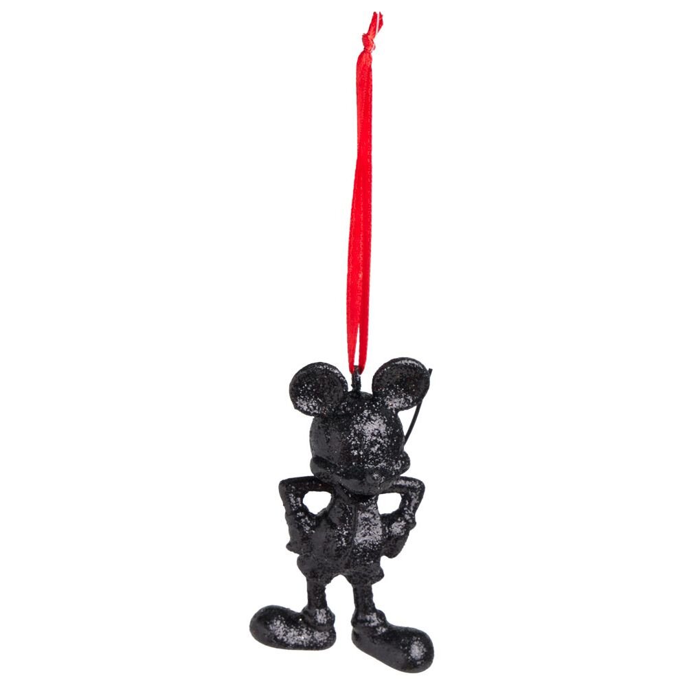 Black glittery Mickey Disney hanging figurine