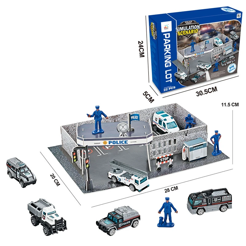 Loder blloqe ndërtimi stacion policie