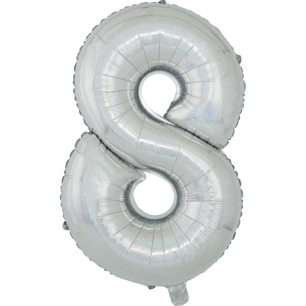 BALON ALUMINI GRI, NR 8