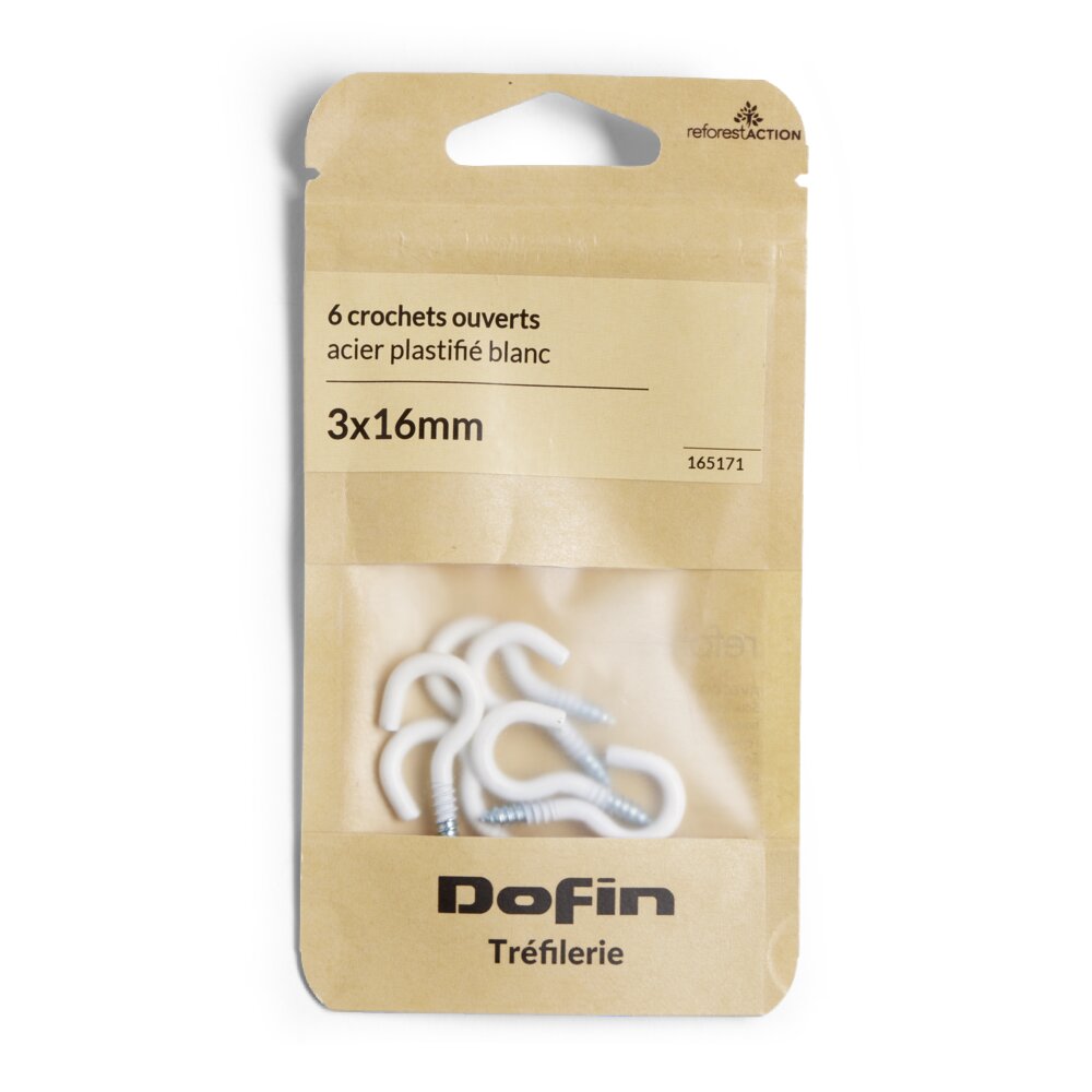 KAPESE MURI PER VARJEN E DEKOREVE 3X16MM NGJYRE E BARDHE
