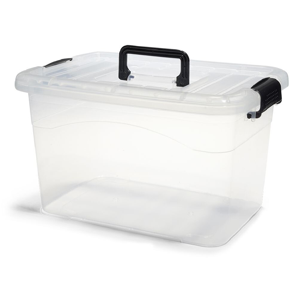 Box of 18 household accessories 38x28.5x14.4cm