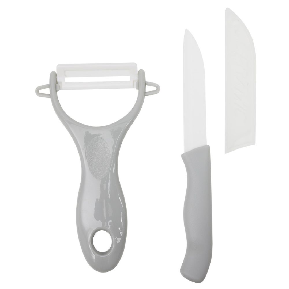 Ceramic peeler and knife