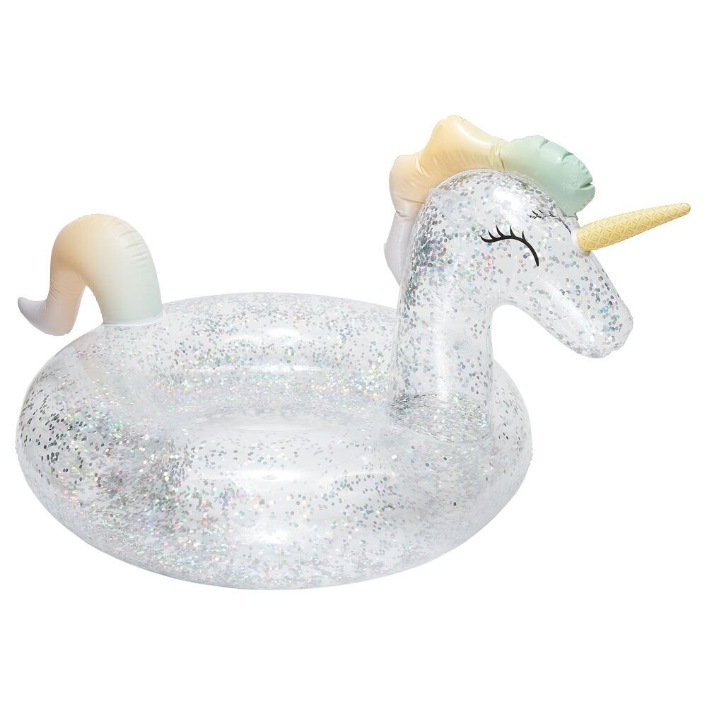Funky glitter unicorn buoy Ø144xH76cm