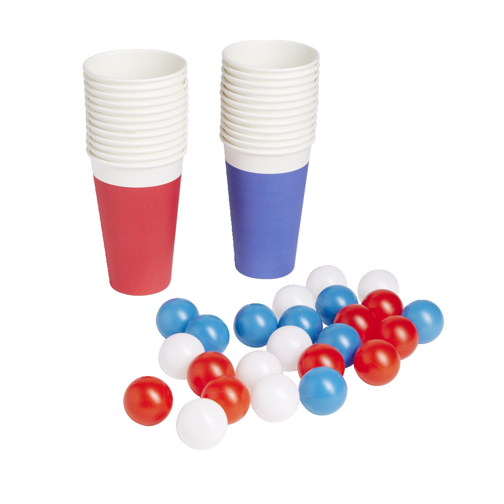 Beer pong supporter France blue white red