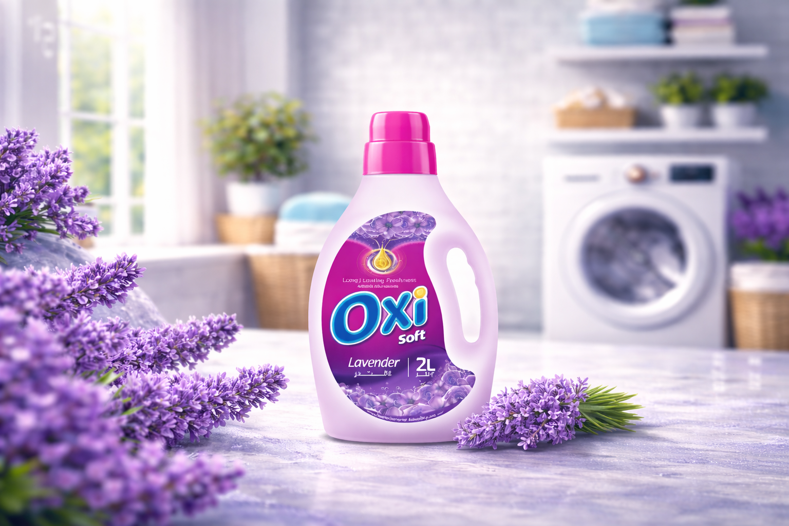 Ossi zbutës për rroba Lavender 3L | 3907285910642