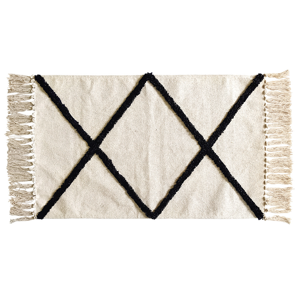 QILIM DYSHEMEJE RUG 50X80CM BK BLACK