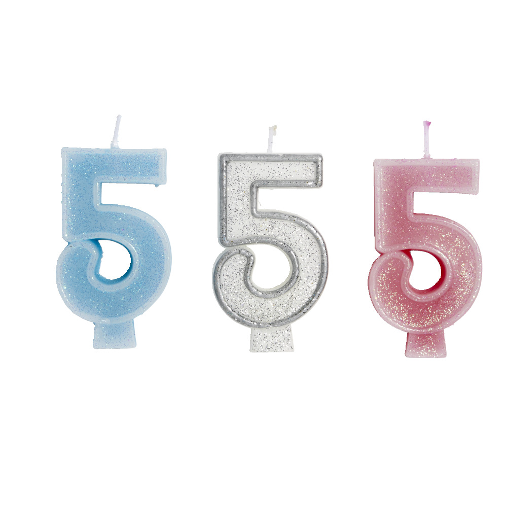 Birthday candle number 5