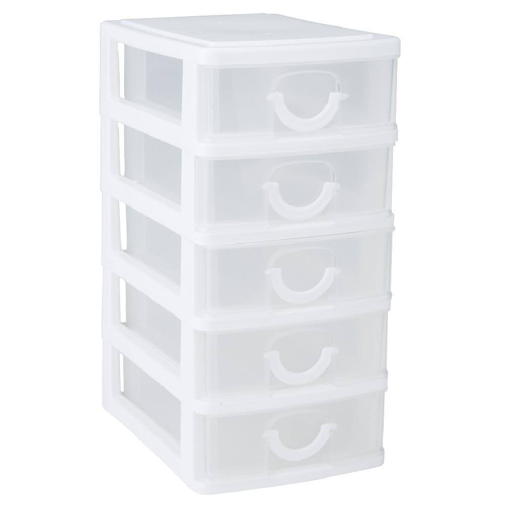 5-drawer storage tower