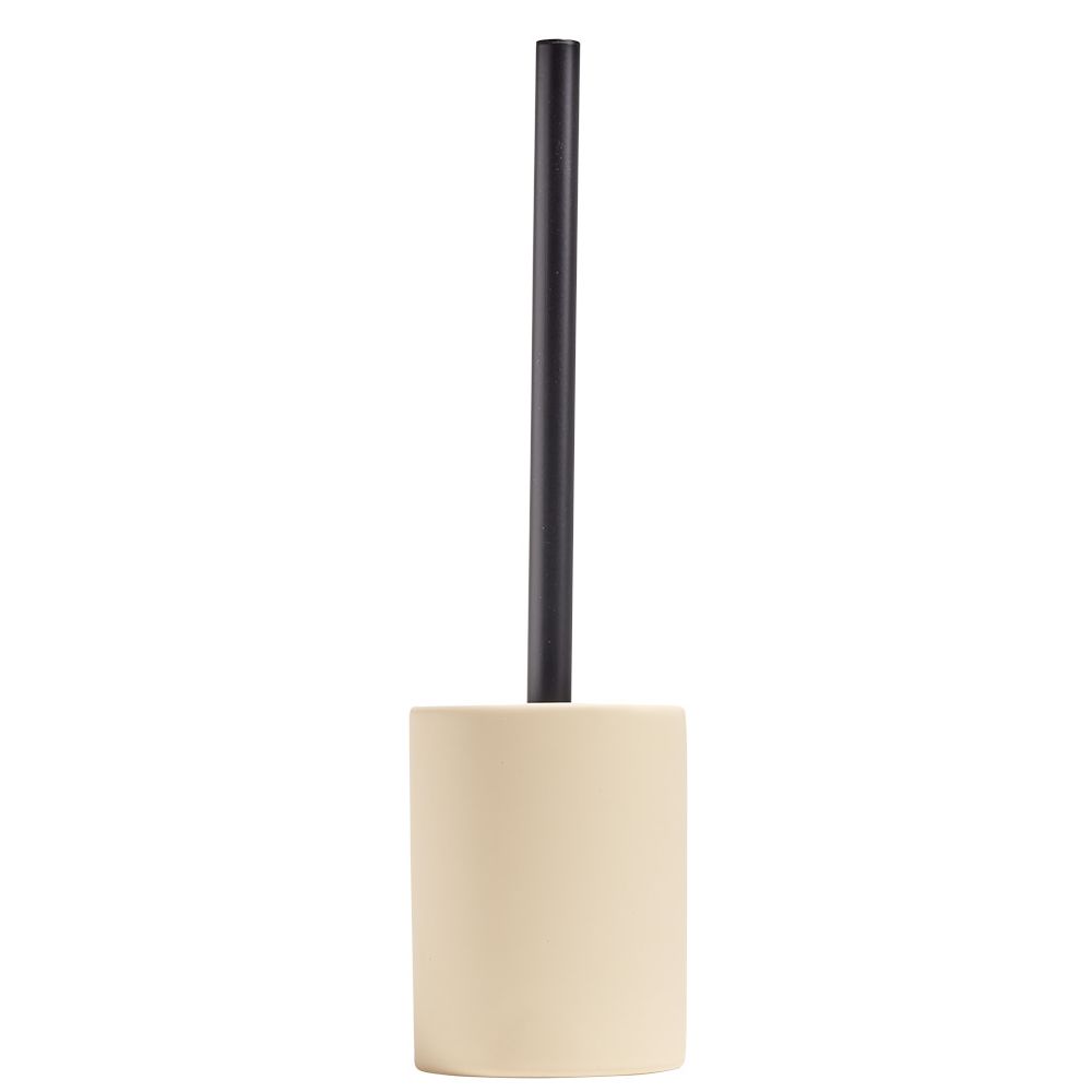FURÇË TUALETI ME BAZË TË RRUMBULLAKËT GUR RANOR NUDO Ø9.2XH36CM