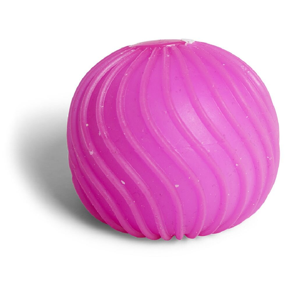 Anti-stress ball with multicolored beads