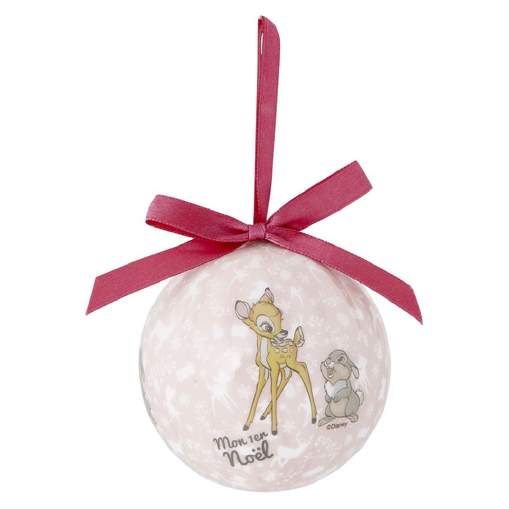 Disney Bambi My First Christmas Ball Pink Ø7.5cm