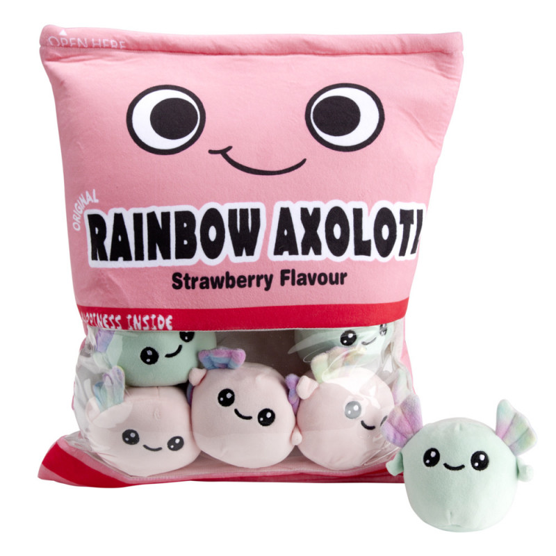 JASTËK PREJ PELUSHI NË FORMËN E NJË PAKETE MARSHMALLOW 35XL40CM (2 MODELE)