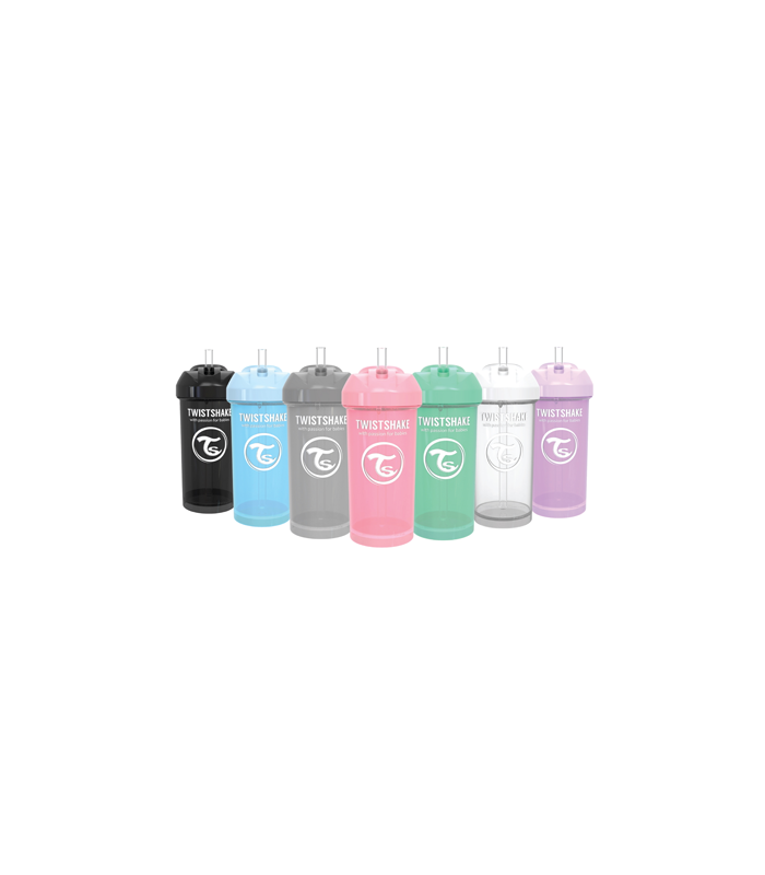 Twistshake Straw Cup 360ml 6+m Pastel Blue 1/48