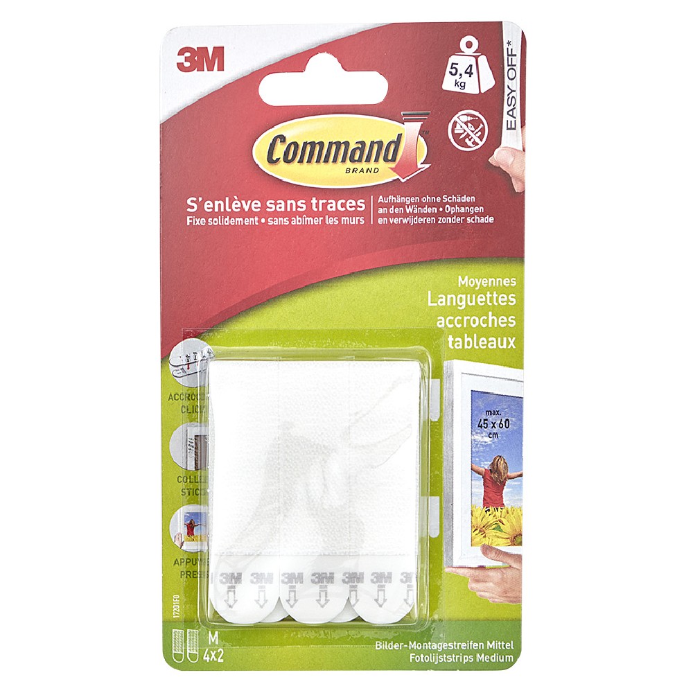 3M White Medium Mounting Tab x42