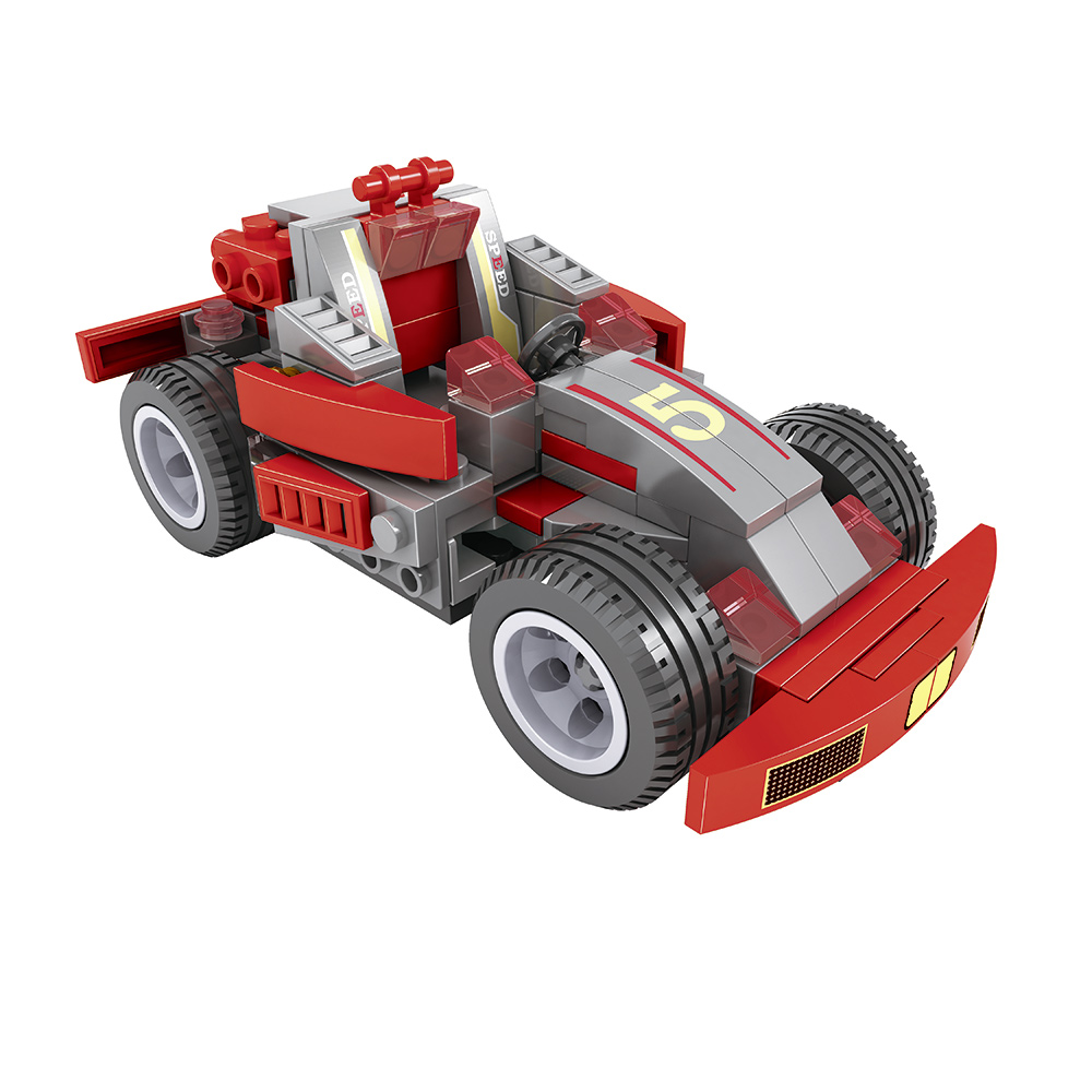 Brick-built vehicle