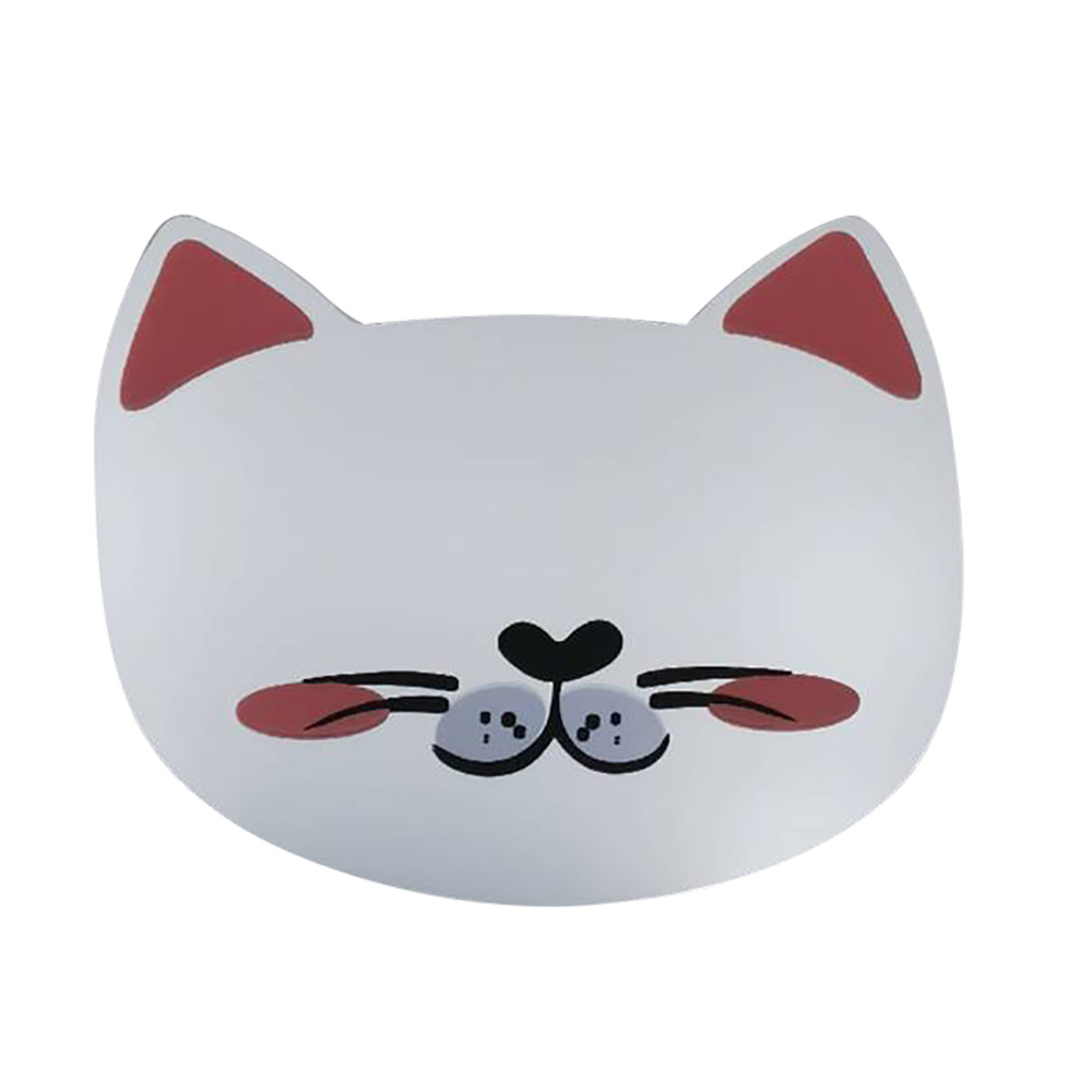 Cat-shaped adhesive mirror 20x20cm