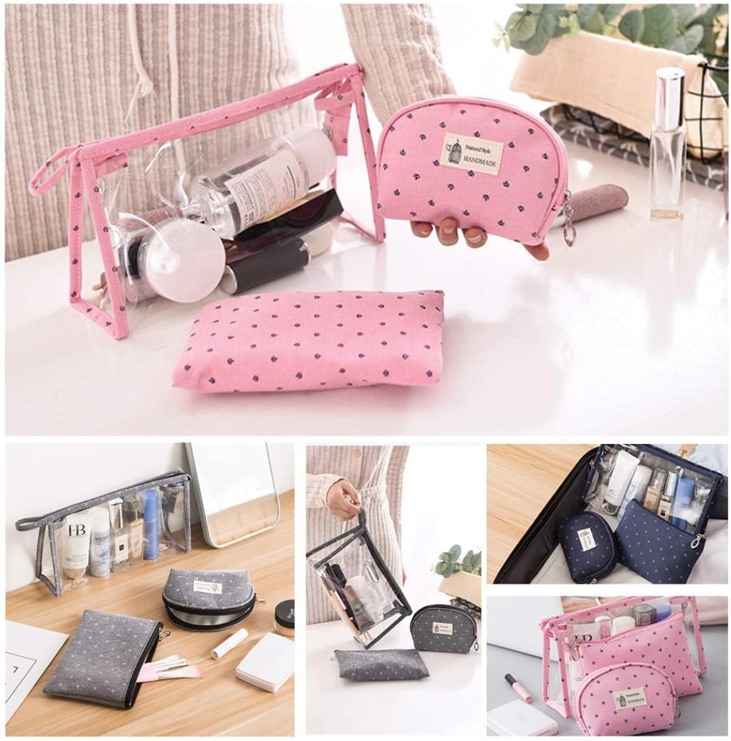 SET ÇANTA KOZMETIKE NGA PLASTIKA DHE PAMBUKU 3COPE