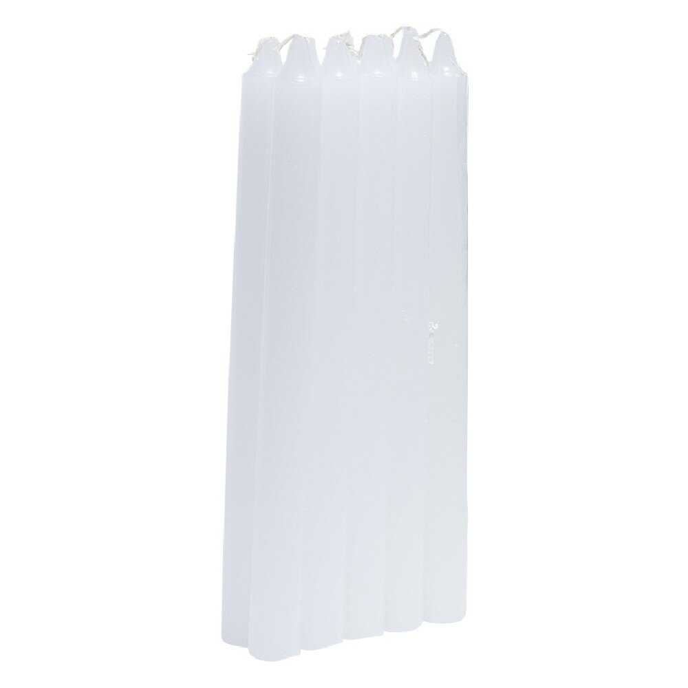 White candle x10