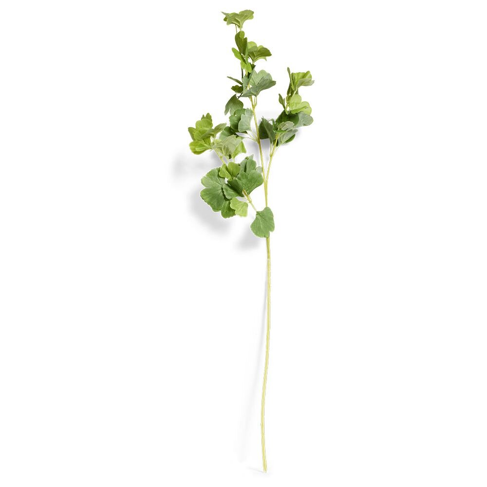 Artificial decorative branch green or yellow L.90cm