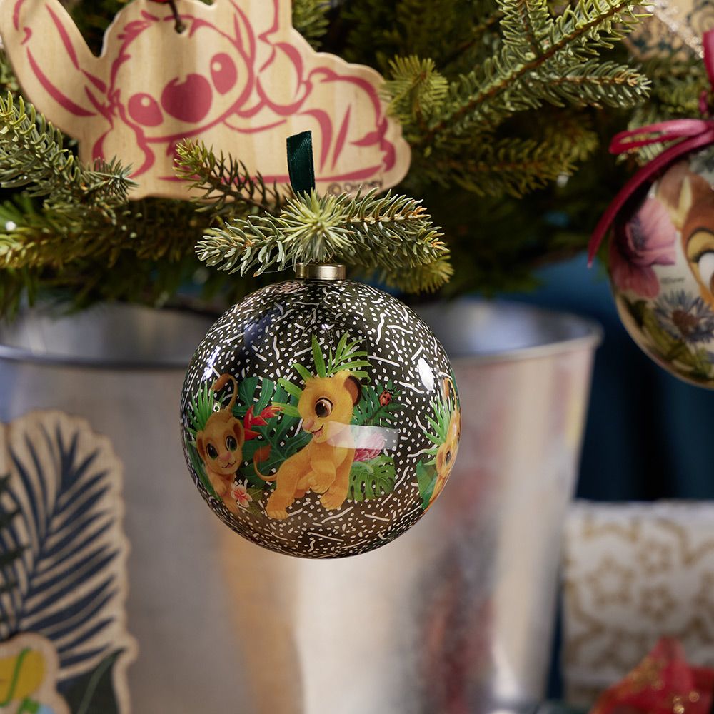 Disney black Simba Christmas ball Ø7.5cm