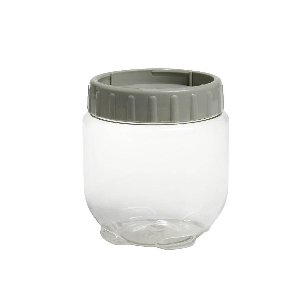 750ml transparent storage container with screw lid