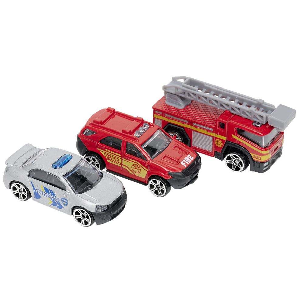 FIGURA NGA PLASTIKA PER FEMIJE NE FORMA VETURASH 1/64 X3 | 610905