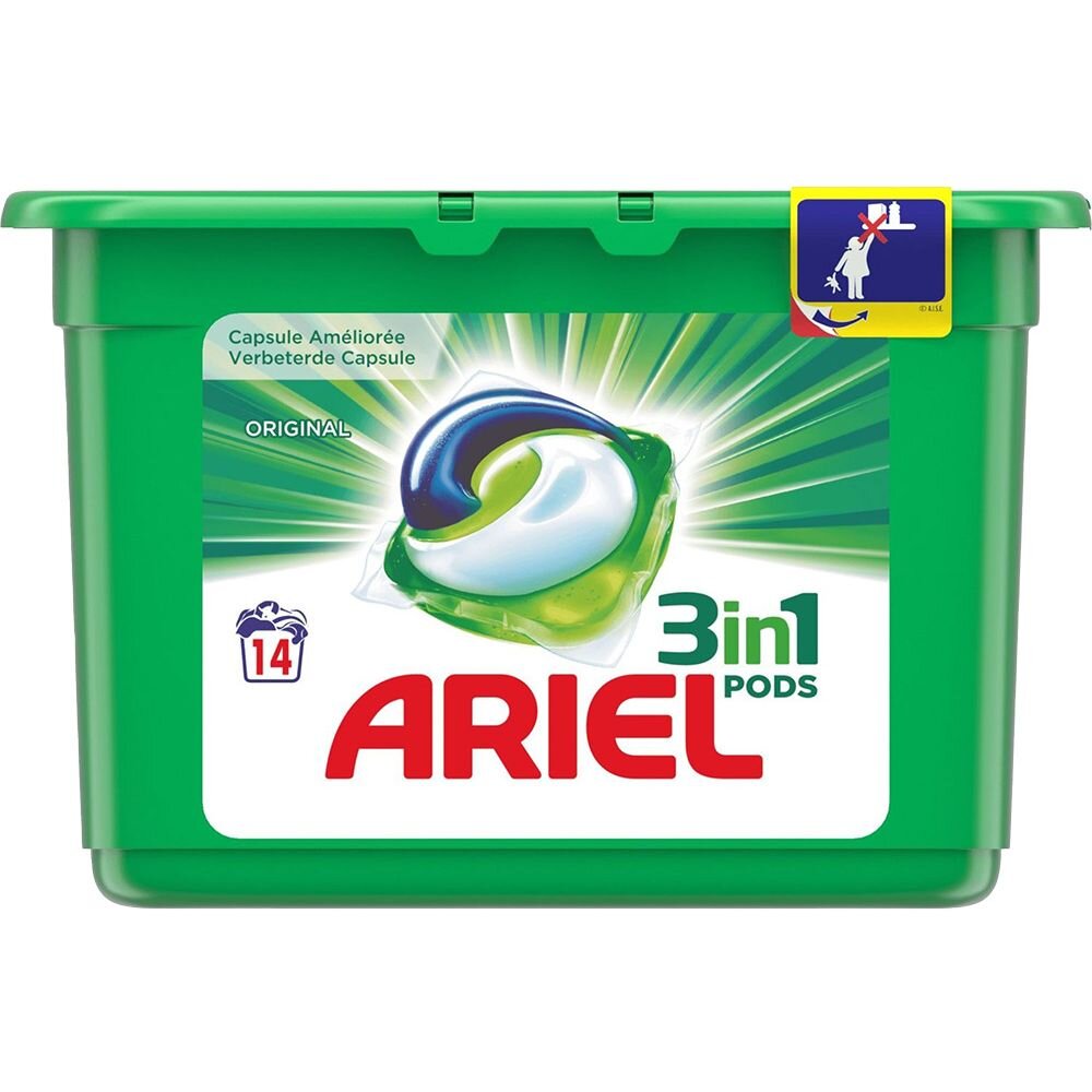 ARIEL PODS TOUT EN 1 X14 VERT | 614512